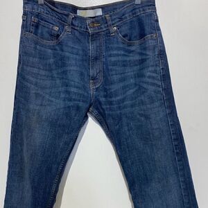Levi's Men's Blue Signature Gold Cotton Regular Straight Leg Jeans Size 34x32